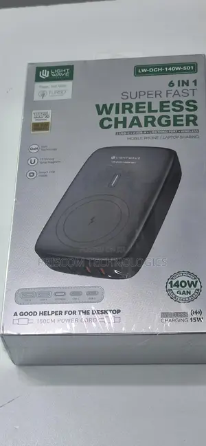 6 in 1 Super Fast Wiress Charger for Phones, Laptops,Desktop