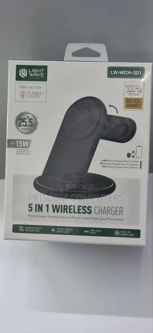 Lightwave Wireless Charger for Phones, Earphones, Watch