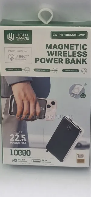 Lightwave Magnetic Wireless Power Bank