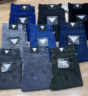 Non-Faded Men Sim Fit Jeans