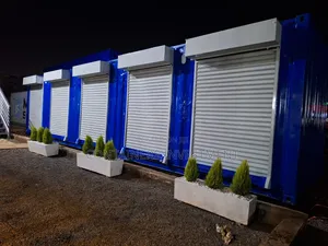 Container Stalls for Business-Ready With Electical Wiring.