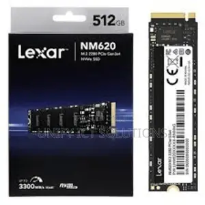 Lexar Nm620 Internal SSD M.2 Pcie Gen 3*4 Nvme 2280 512gb
