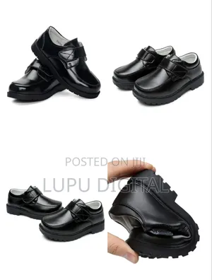 Boys Leather School Shoes 26-40