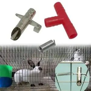 Stainless Steel Rabbit Nipple Drinkers - 50 Pieces