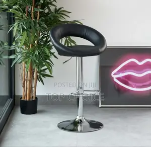 Black Leather Counter Stools