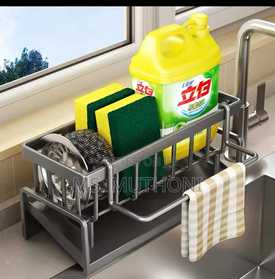 Multifunctional Sink Sponge Detergent Storage Rack*