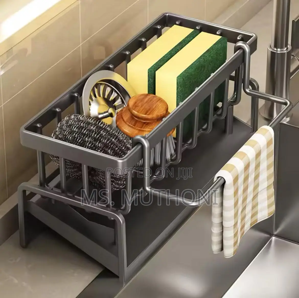 Multifunctional Sink Sponge Detergent Storage Rack*