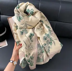 1 Winter New Elegant Plum Blossoms Cashmere Shawl/Scarf