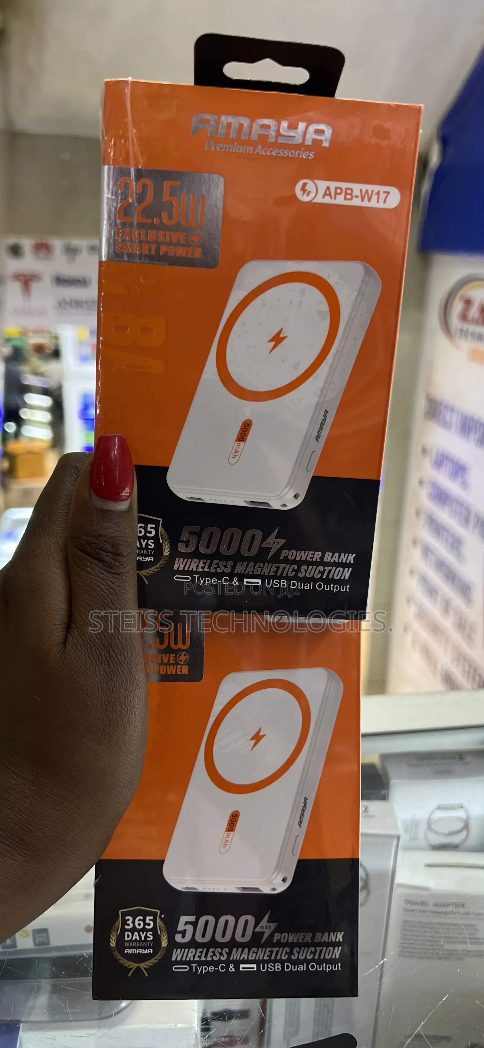 Amaya Wireless Magnetic Powerbank