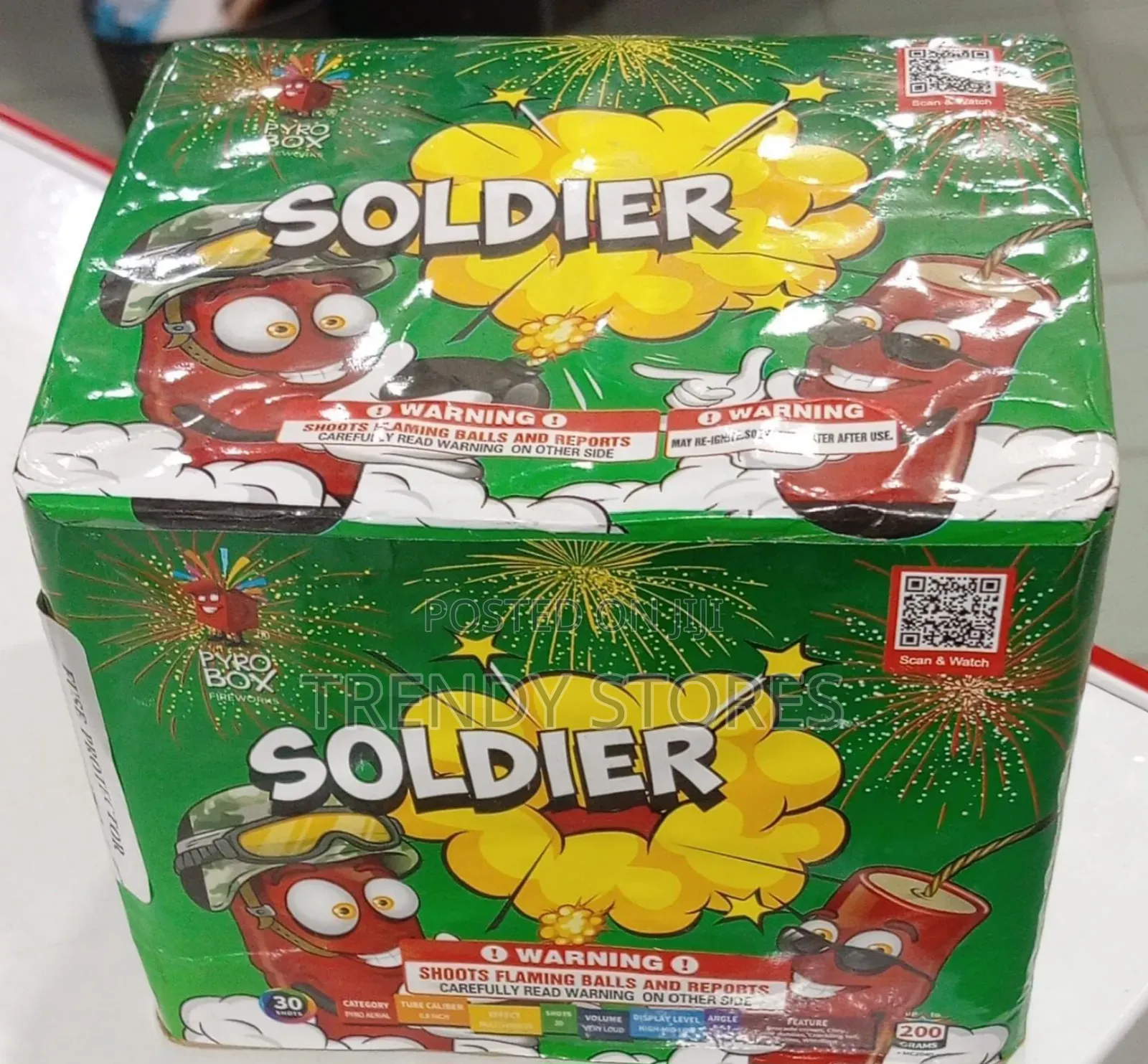 Soldier 30 Shots Fireworks