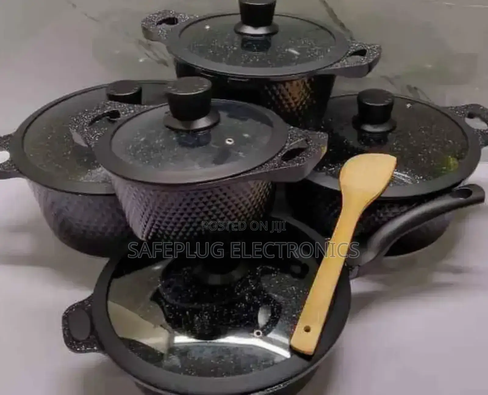 Bosch Cookware 11pcs With Silicon Lid Covers 11pcs