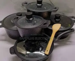 Bosch Cookware 11pcs With Silicon Lid Covers 11pcs