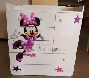 Modern MDF Baby Chest Of Drawers 4 By 4 Fitt