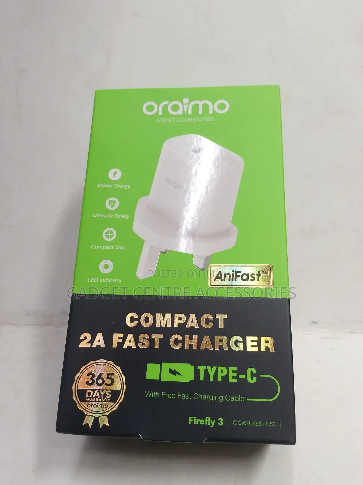 Oraimo Type C Fast Charger