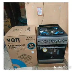 3 Gas + 1 Electric Von (58*58 )Standing Cooker