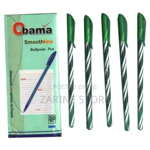 Biro Pens Obama Type for a Smoothline Drawing