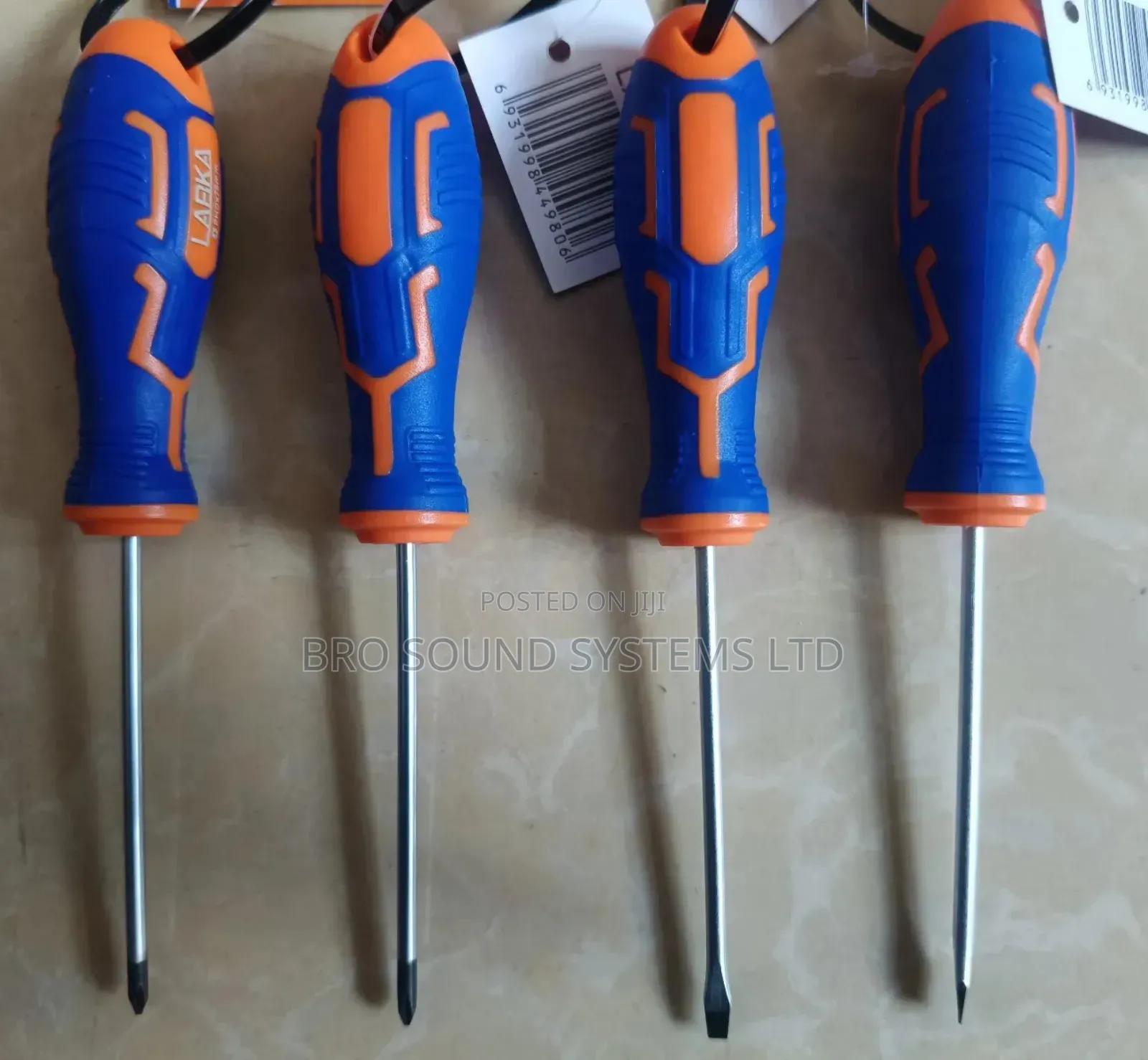 3 X 75mm Small Size Screw Drivers Star Flat