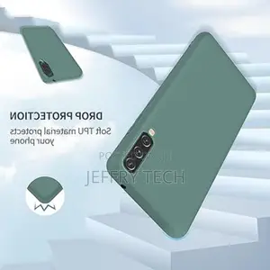 Liquid Silicone Soft Case for Samsung Galaxy A50 Green