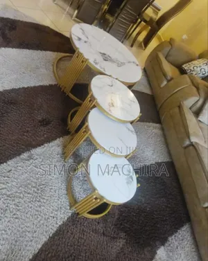 4 in 1 Executive Pure Marble Table