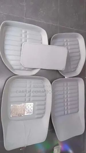 Grey Leather Deep Dish Mats