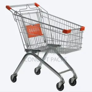 80kgs Metal Supermarket Trolley