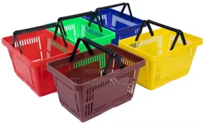 Plastic Material New Design Supermarket Shopping Basket.
