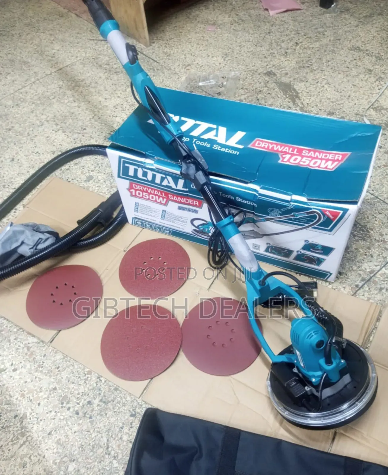Total Original 1050w Wall Sander With Sandpaper