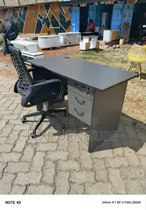 1.2metres Desk Plus Headrest Chair