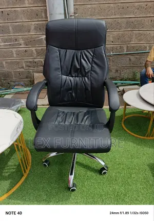 Adjustable Leather Office Chair