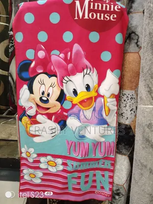 Kids Cartoon Themed Towels