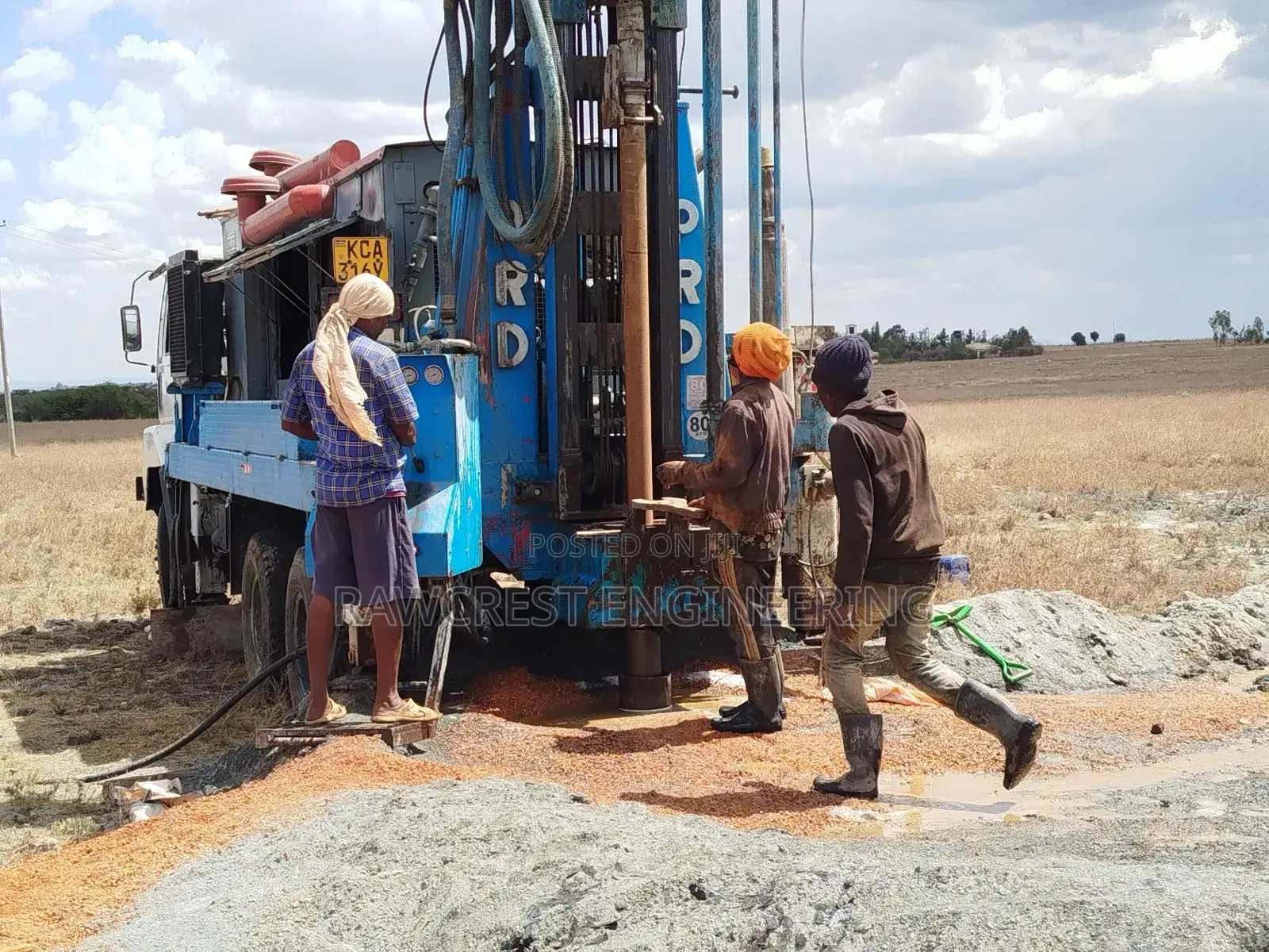 Borehole Drilling Pump Installation
