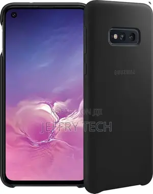 Samsung Galaxy S10e Soft Touch Silicon Cover - Black