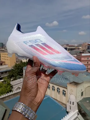 New Adidas XF50 Elite Soccer Shoes Laceless Football Boots