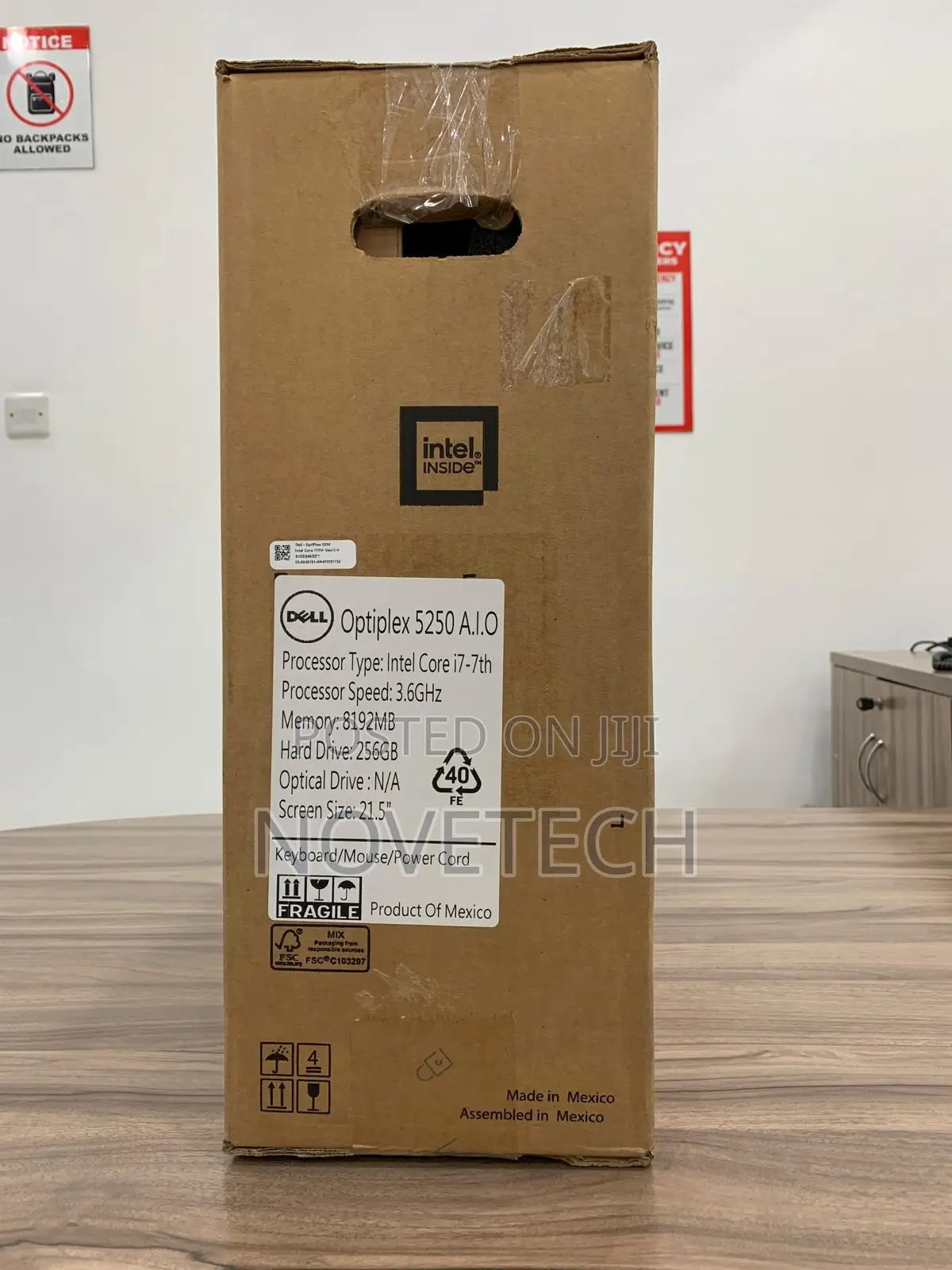 Desktop Computer Dell OptiPlex 5250 8GB Intel Core I7 SSD 256GB