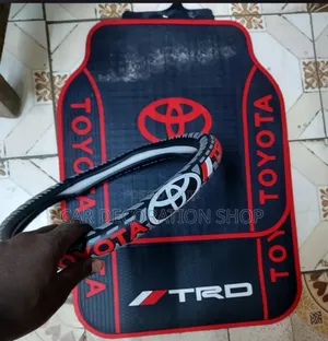 Toyota Mats With Matchy Branded Steering Cove