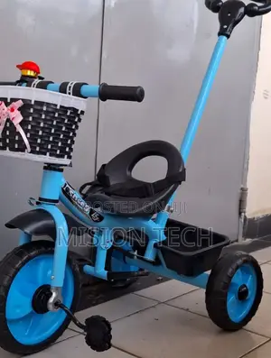 Tricycle With Push Handle