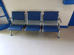 Blue Waiting Bench