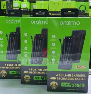 Oraimo Traveler Link 20 Opb-5201 20,000mah Power Bank