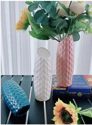 Plastic Flower Vases Available