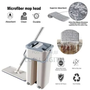 *Magic Mop +Bucket With Extra Top Cloth Available