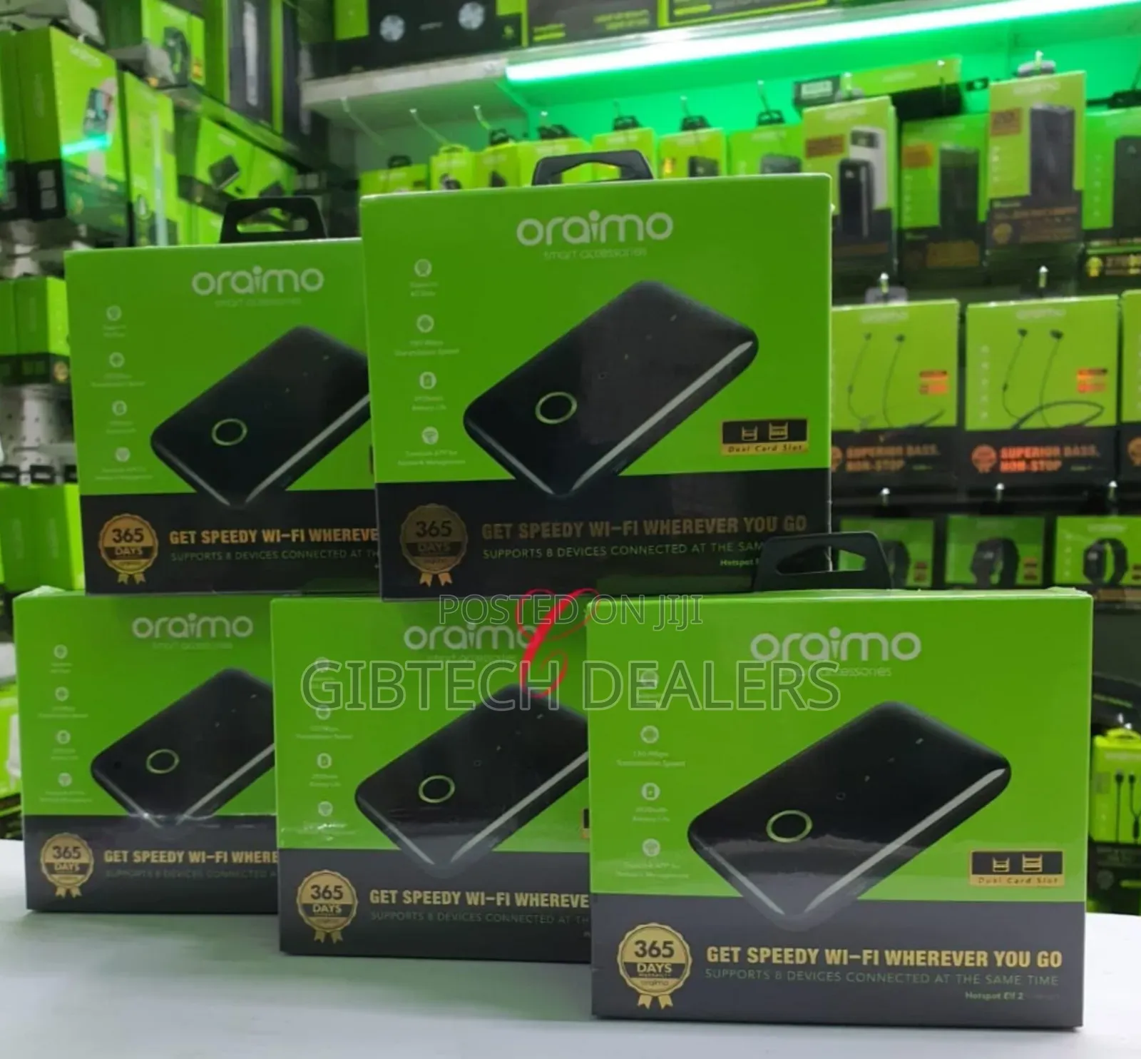 Oraimo Hotspot Elf 2 Mifi Om-102 4g Dual Sim Card Slots