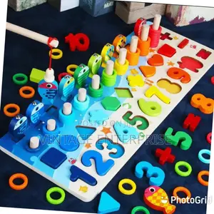 Wooden Kids Montessori Math Toys for Toddler