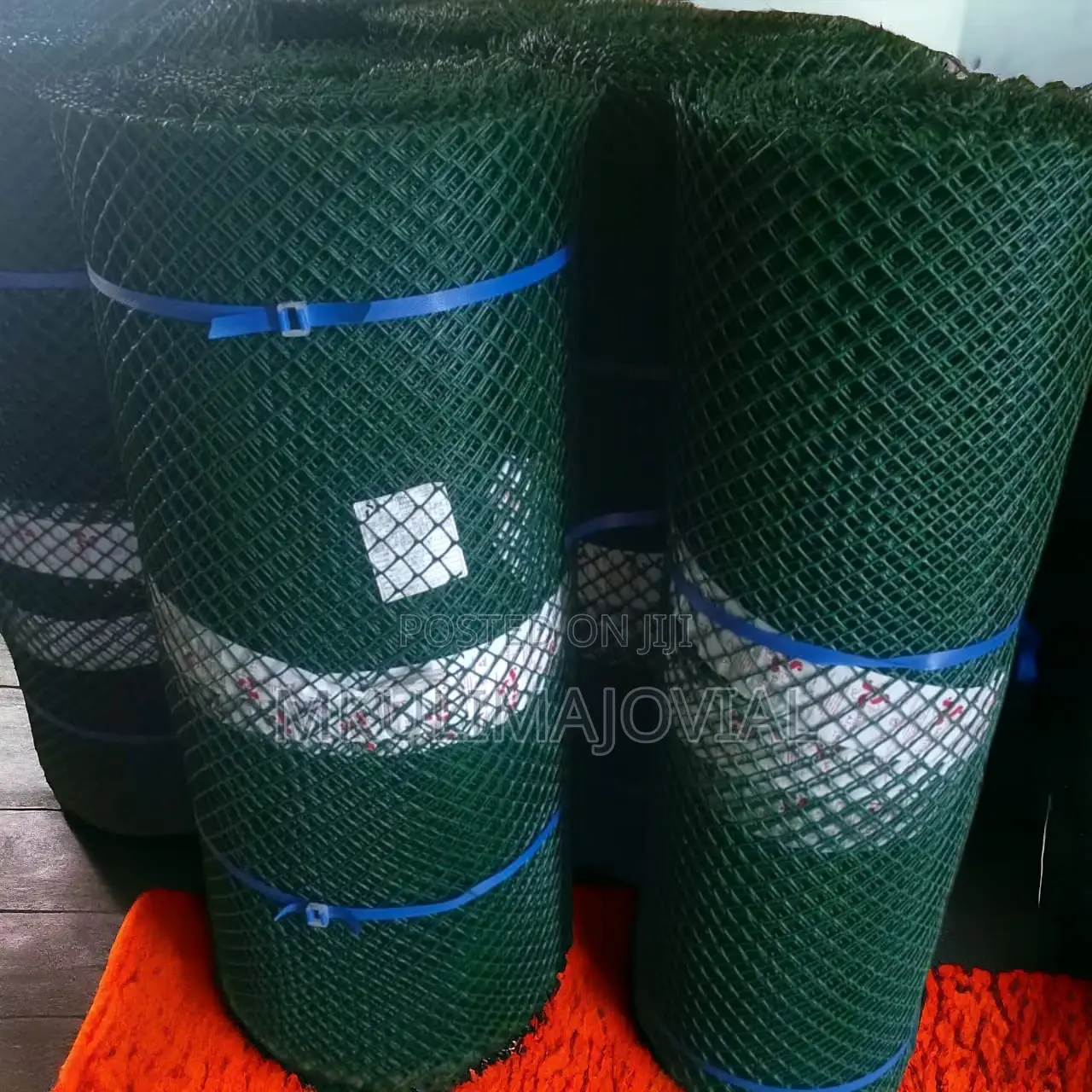 Heavy Gauge Dark Green Plastic Mesh Mesh