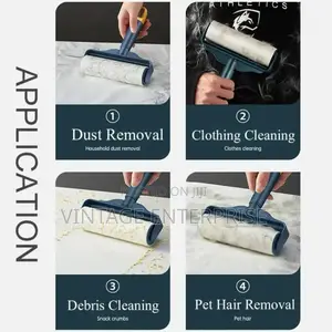 16cm Lint Roller Set Sticky Roller Brush Dog