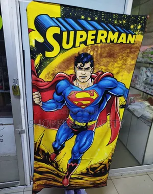 Superman Cartoon Kids Towel