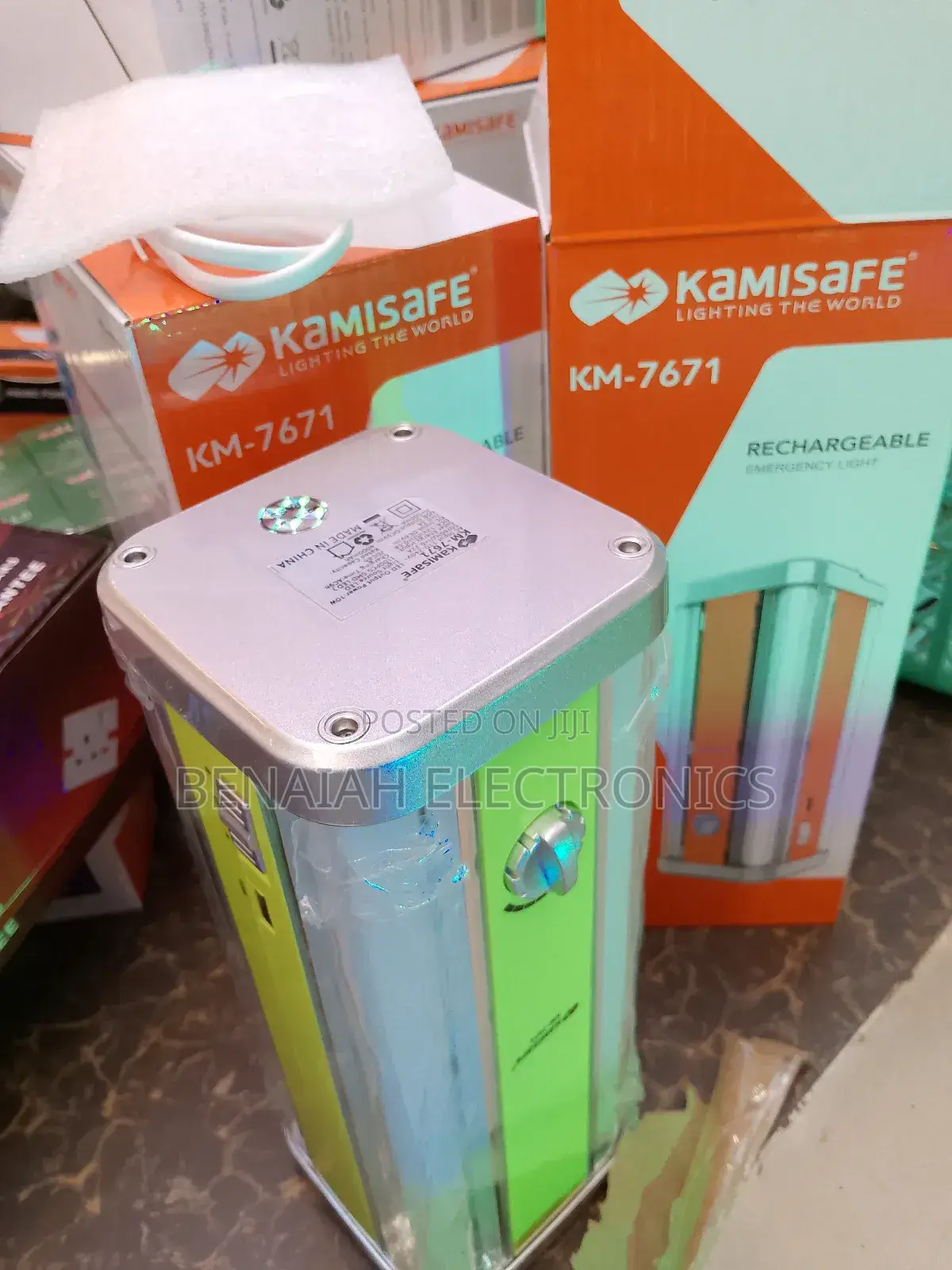 Kamisafe Rechargeable Lamps With Light Adjustable Knob