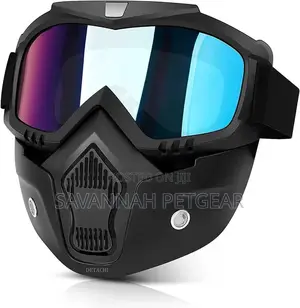 Goggles Mask 2 in 1 Set Motorcycle Paintball Trail Glasses