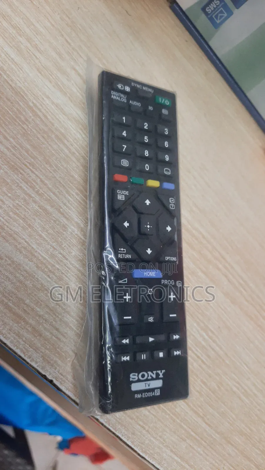 Sony LED TV Replacement Remote ED-054 + Free Batteries.
