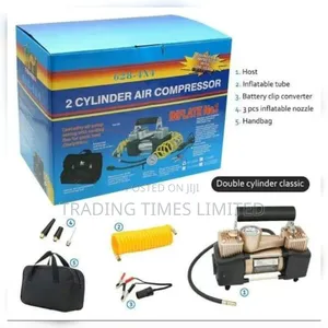2-Cylinder Air Compressor/Tyre Inflator