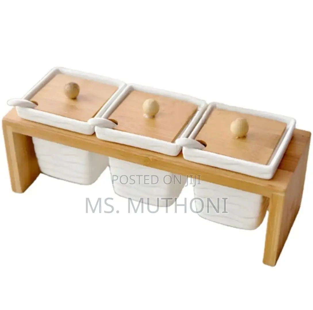 3pcs Ceramic Canister Set.